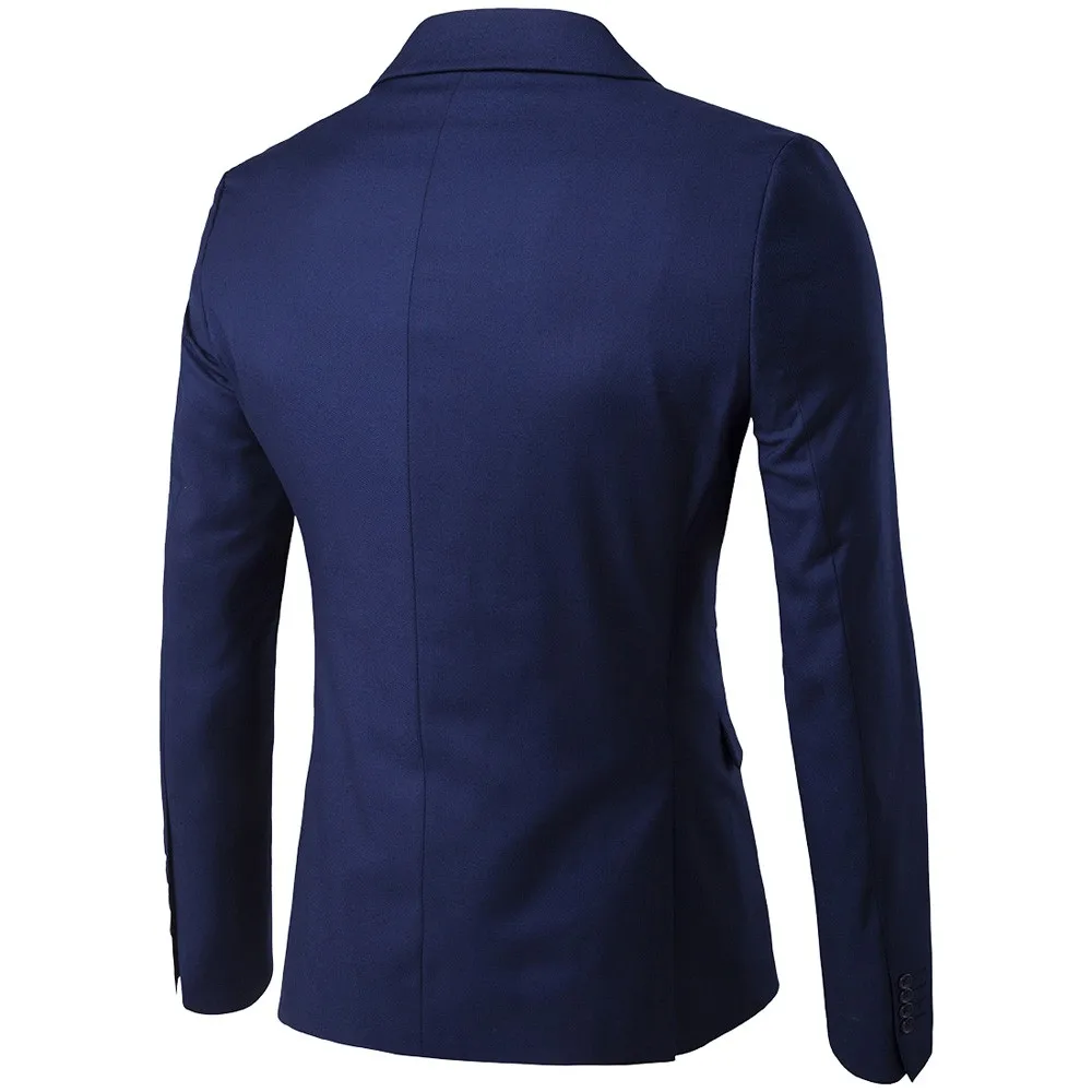 

New Men Suit Slim 3-Piece Suit Blazer Business Wedding Party Jacket Vest & Pants Spring,Autumn