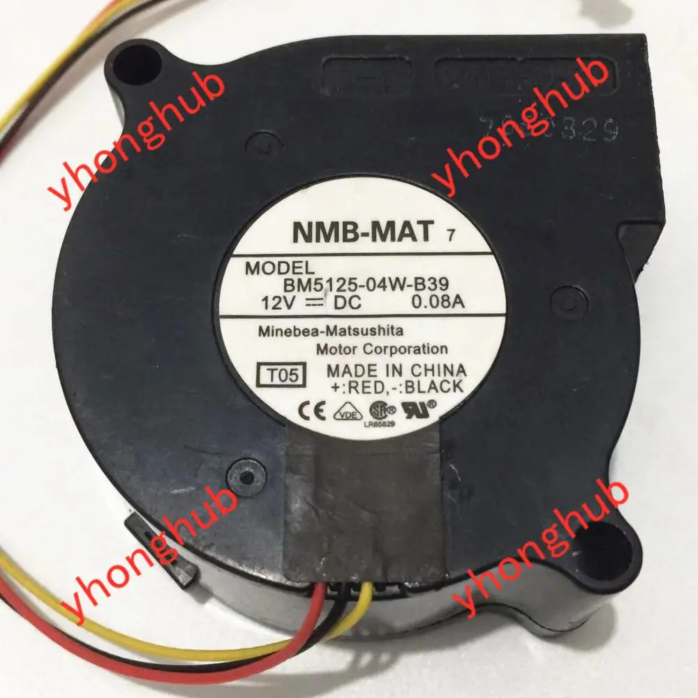 NMB-MAT T05 DC 12V 0.08A 50x50x25 мм 3-проводной Вентилятор охлаждения сервера | Компьютеры и