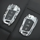 Чехол для автомобильного ключа, чехол для Volkswagen, VW Polo, Tiguan, Bora, Passat, Golf 6, Lavida, Golf 7, 5, mk7, Seat Ibiza, Leon, Altea, Aztec, B8, Skoda