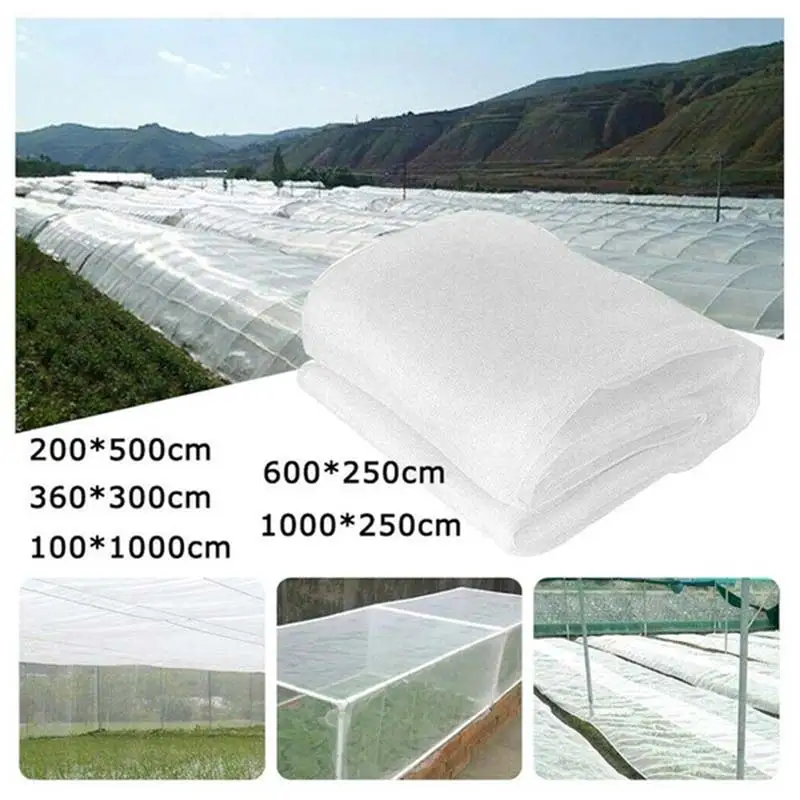 

Greenhouse Protective Net 60mesh Fruit Vegetables Care Cover Insect Net Plant Cover Net Garden Pest Control Plant Potection Net