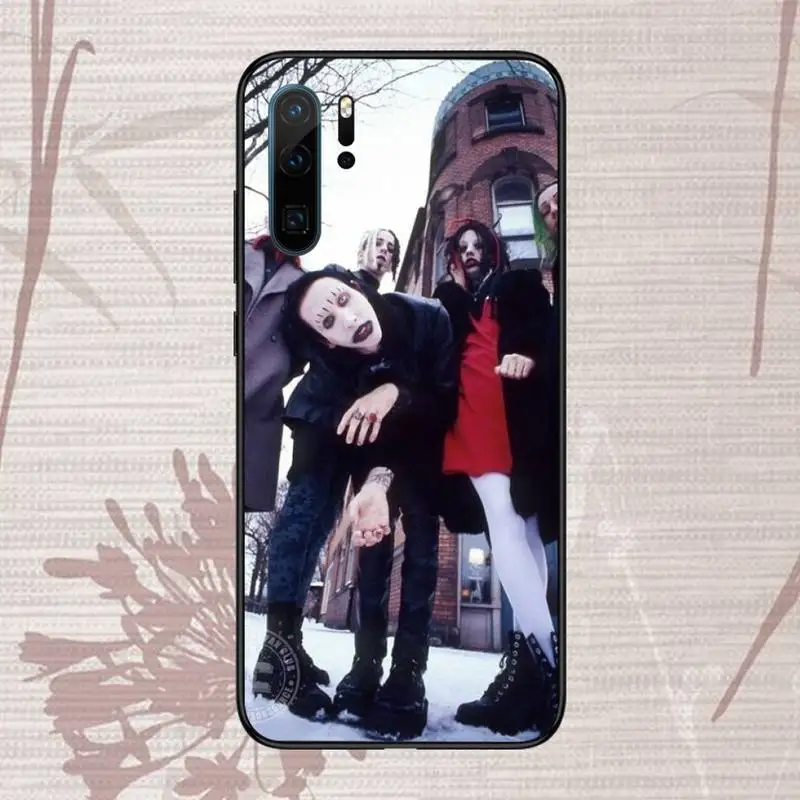 

Marilyn Manson Phone Case For Huawei P20 P30 P40 lite Pro P Smart 2019 Mate 10 20 Lite Pro Nova 5t