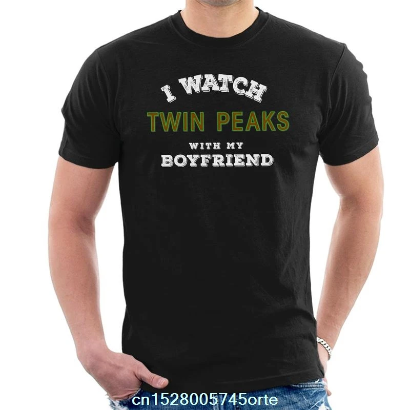 Забавный принт 2020 camiseta I Watch Twin пикс с моим парнем Мужская футболка из 100% хлопка