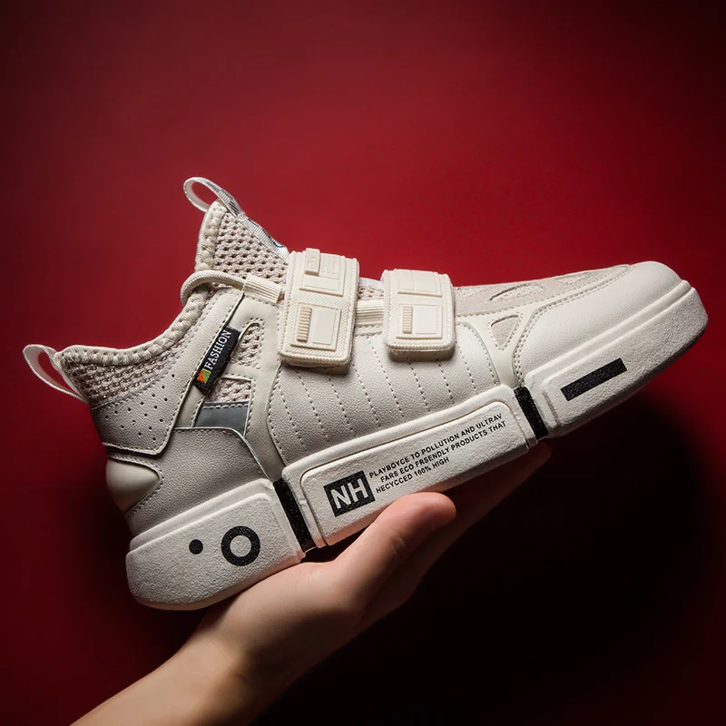 LUONTNOR/Лидер продаж Мужские кроссовки Эластичные на застежке липучке Спортивная