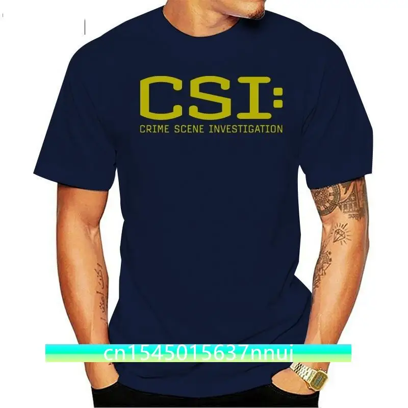 

CSI Crime Scene Investigation LOGO Licensed Adult T-Shirt All Sizes