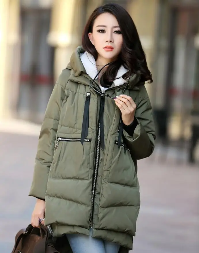 

2020 winter jacket women warm down cotton maternity dress women's fashion Big sizes coat hooded manteau femme undefined