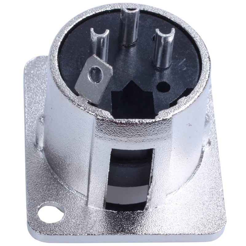 XLR Male Jack 3 Pin крепление для панели серии D размер M 4 упаковки|Соединители| |