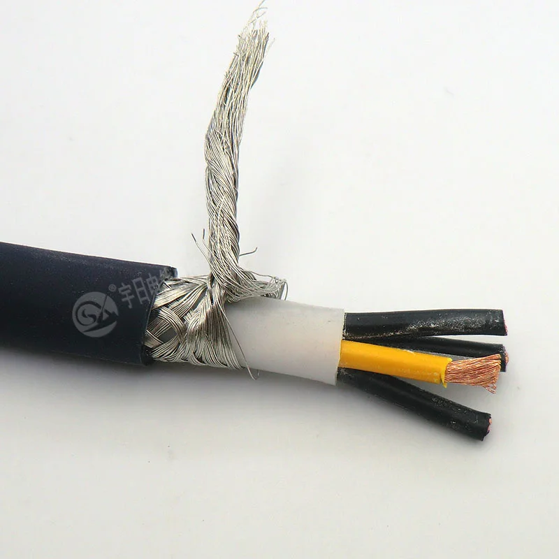 Линейный моторный кабель сверхскоростной 4 ядра 0 75 мм² 19AWG выдерживает 20