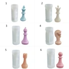 3d-международная Шахматная свеча, раньше, искусственные украшения, литые инструменты