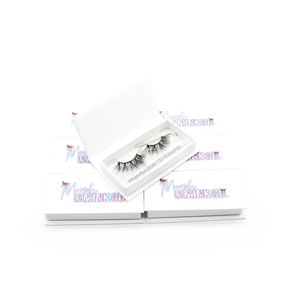 

Custom Eyelash Box Vendor Empty Eyelash Packinging With Tray Set Box Bulk Eyelash Customized Boxes Mink Eyelashes Wholesale