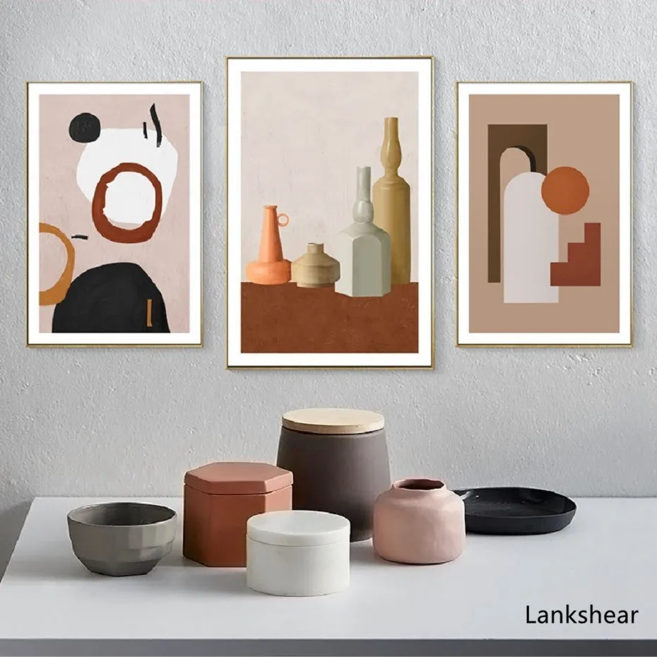 Геометрические абстрактные натюрморты красивые постеры и принты Картина на