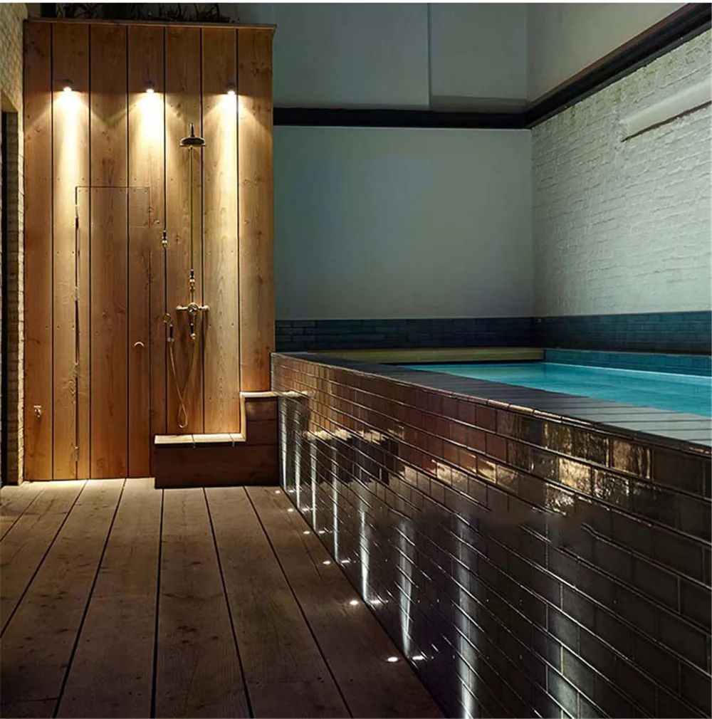 Светодиодный подземный светильник 1 Вт IP67 12-24 В водонепроницаемый напольный для