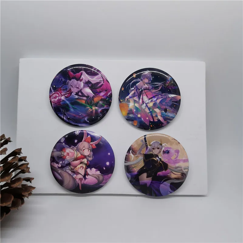 

Anime Games 300 Heroes Cosplay Badge Custom DIY Backpack Icon Button Cartoon Brooch Accessories
