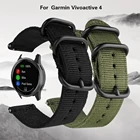 Ремешок нейлоновый для смарт-часов Garmin Vivoactive 4, Huawei Watch GT GT2 46 мм, Xiaomi Huami Amazfit GTR 47 мм