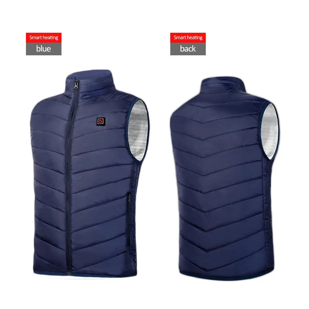 

Keep Warm 9 Heating Areas Electric Vest Heated 2 Color USB Winter Hot Compress Physiotherapy Jacket Coat 2020 Body Warmer