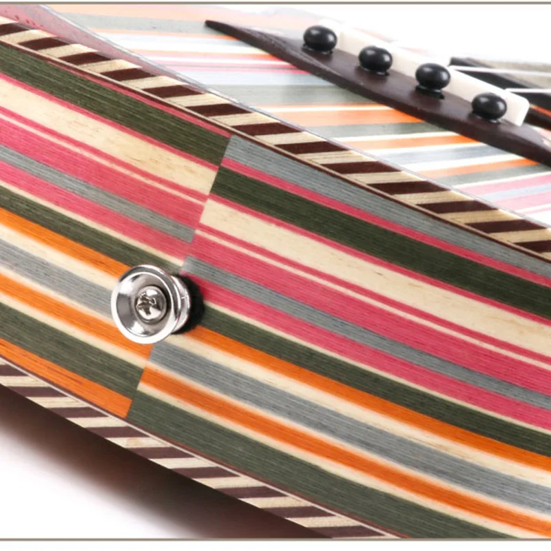 Укулеле 24 дюйма электрическая акустическая мини-гитара из синтетического