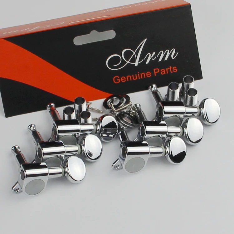 Производство Колки для гитары серебристые с закрытым во первых хорея веревка