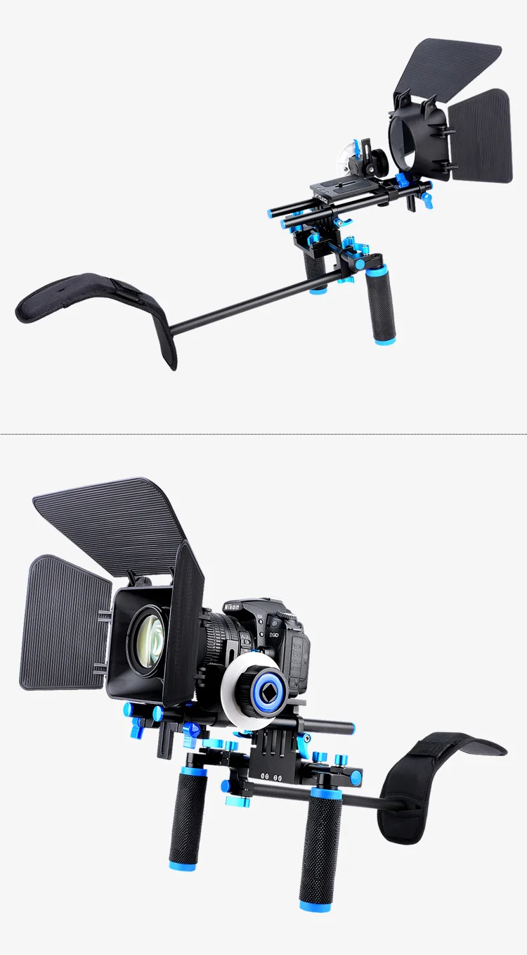 Yelangu DSLR Rig Camera Cage Kit плечевой стабилизатор система видео оборудование для