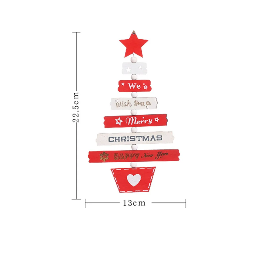 Рождественский Декор для елки деревянный подвесной кулон рождественские