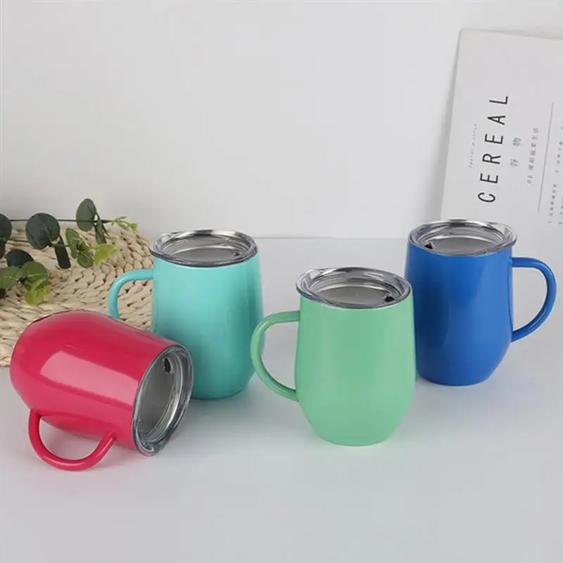

Coffee Mug Vacuum Insulated Mugs With Handle and Lid Stainless Steel Double Wall Coffee Tumbler Vacuum Coffee Mug Cup