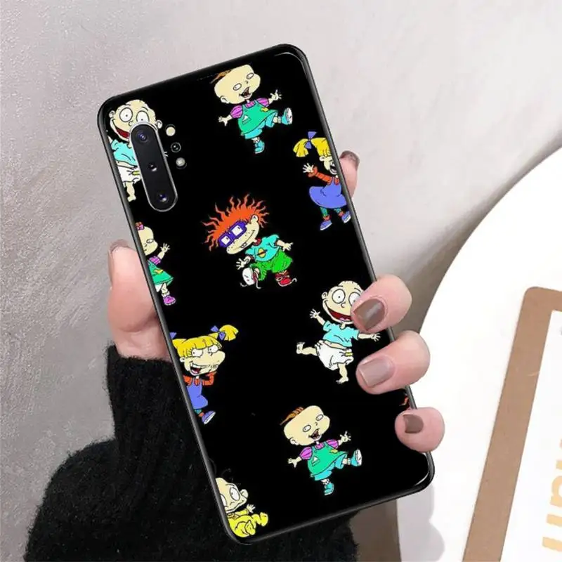 

FHNBLJ Cartoon Rugrat Phone Case for Samsung Note 3 4 5 7 8 9 10 20 pro lite ultra Oppo A9 2020