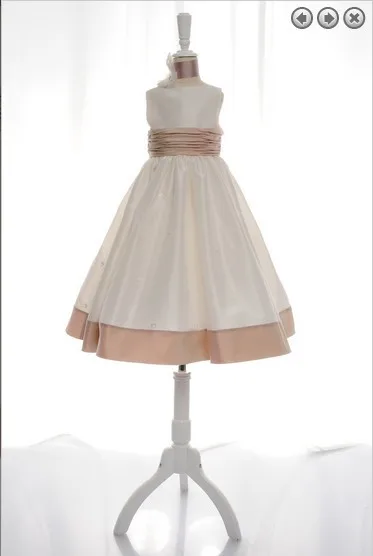 

free shipping flower girl dresses for weddings 2020 ivory first communion dress little girl christmas pageant dresses for girls