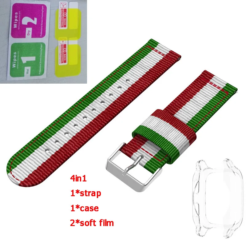 

Watch Band Bracelet Wrist Band Watch Box Protective Case Protective Film Replacement Strap Band Garmin Venu SQ Sports Nylon Tpu