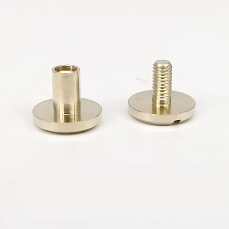 5/10/ 20 Pcs 4-15mm*10mm Plane Pure Copper Luggage Leather Metal Craft Solid Screw Nail Rivet Belt/Strap Rivets Accessories DIY | Дом и сад