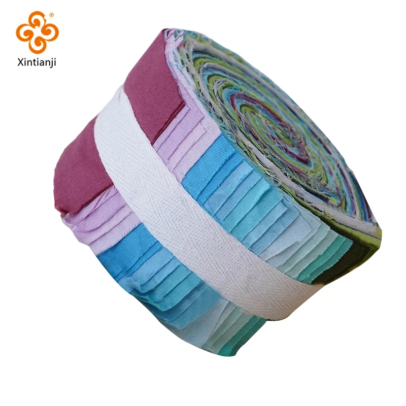 

Xintianji 36Pcs/Lot 6.2x100Cm Strips Cotton Jelly Roll Quilting Patchwork DIY Fabric For Handmade Sewing Craft