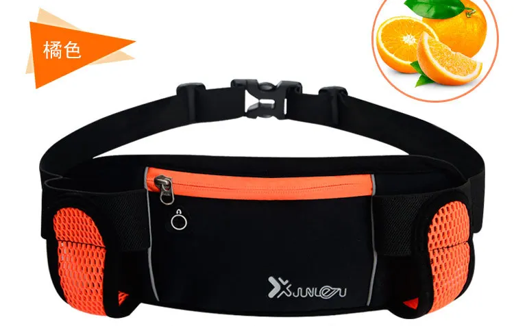 Running Bags Waist 2 Water Bottle Outdoor Camping Hiking Fitness Man Women Gym Lightweight Belt Bag Female Sports Fanny Packs