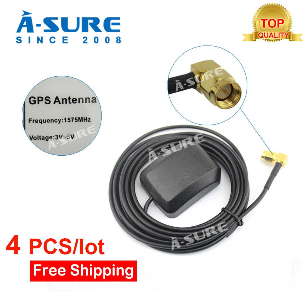 Универсальный Автомобильный приемник A-Sure GPS SMA Conector кабель 3 метра для BMW Audi VW |