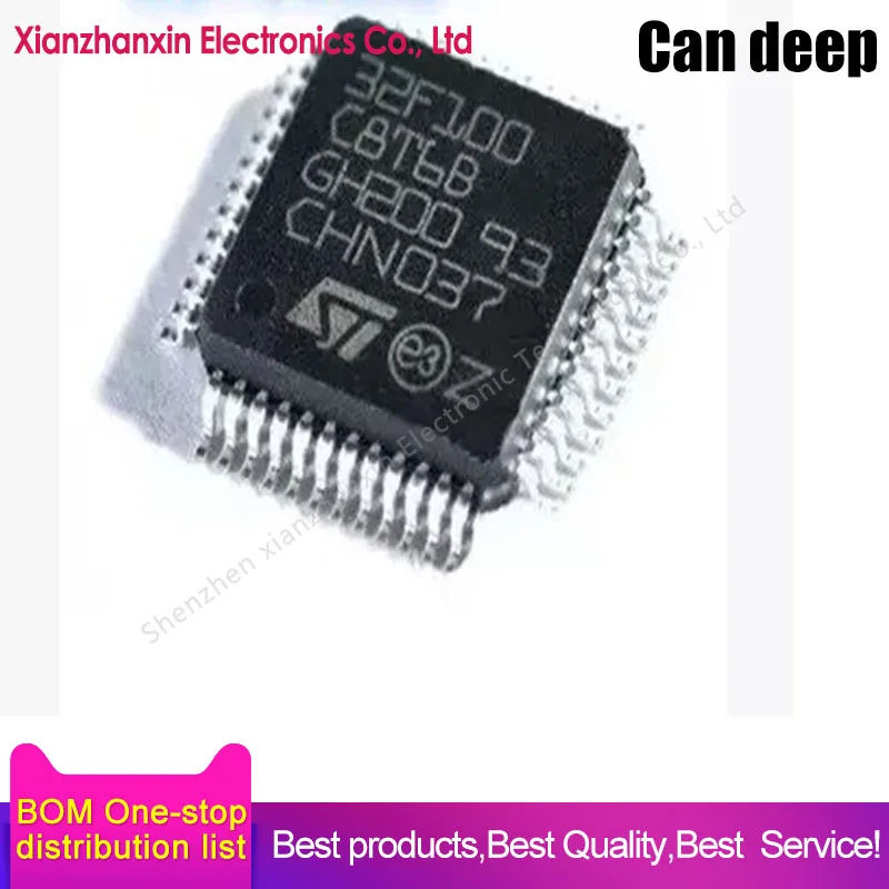 STM32F100C8T6B IC MCU 32BIT 64KB FLASH 48LQFP | Электроника