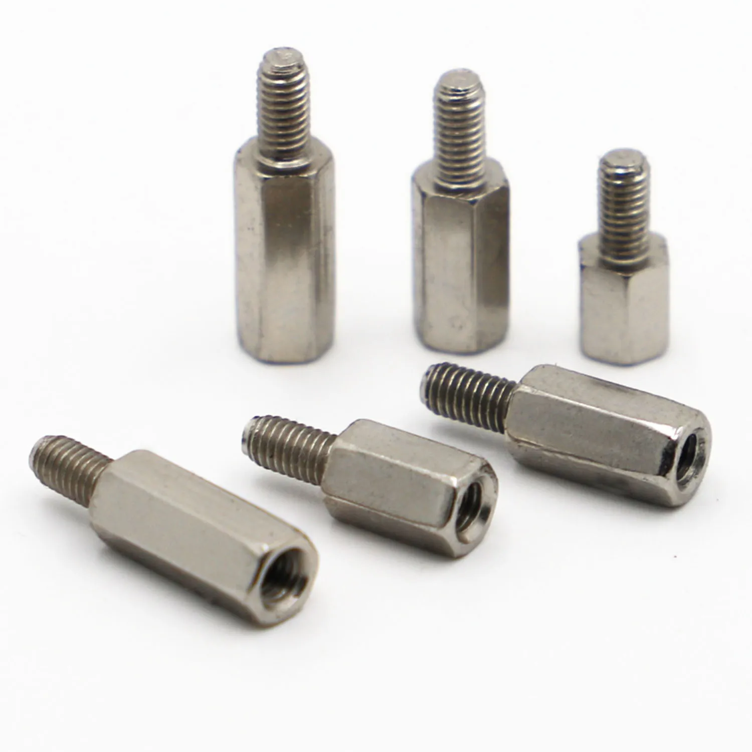 M2 M2.5 M3 M4 Nickel Plated Steel Hex Standoff Male Spacer Metric Thread Hexagon PCB Motherboard Mount Pillar Stud | Обустройство