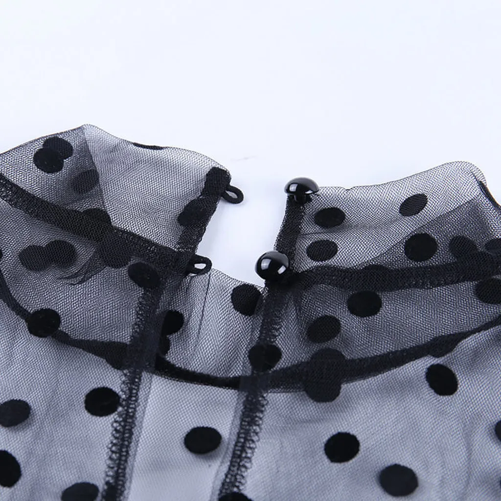 Летние платья для женщин модное мини-платье в горошек с открытыми плечами и