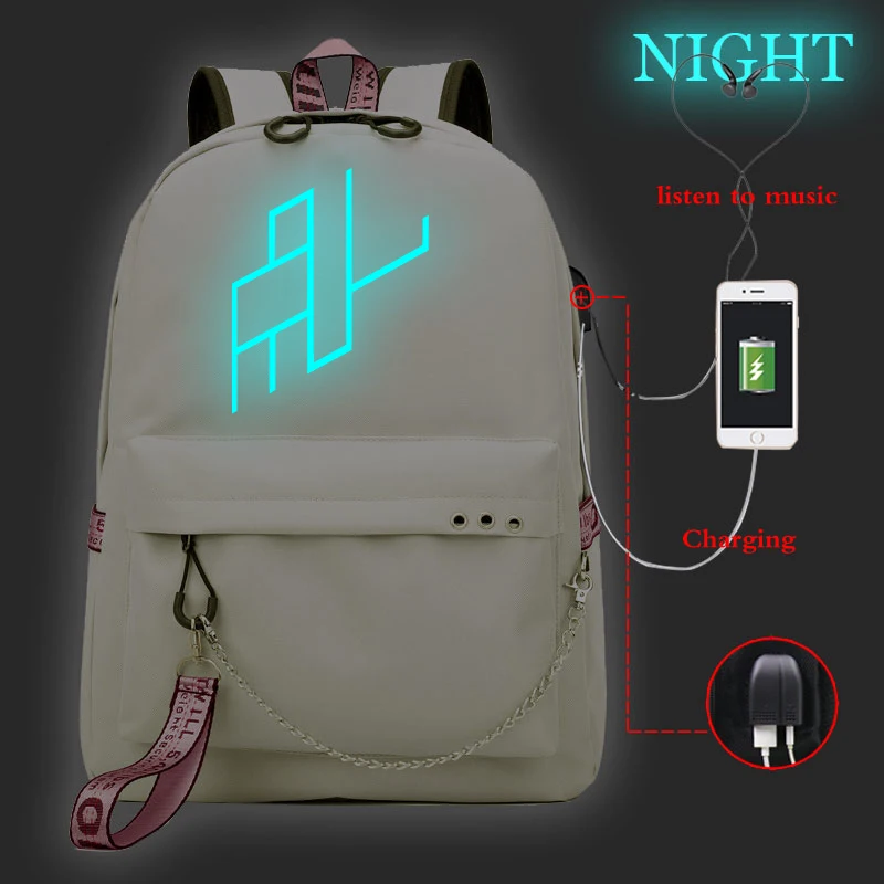 Girls Backpacks 20 PNL рюкзак Mochilas Harajuku школьные сумки для девочек женские школьные сумки для студентов, рюкзак дорожный рюкзак дропшиппинг - Цвет: Girls Backpacks 20