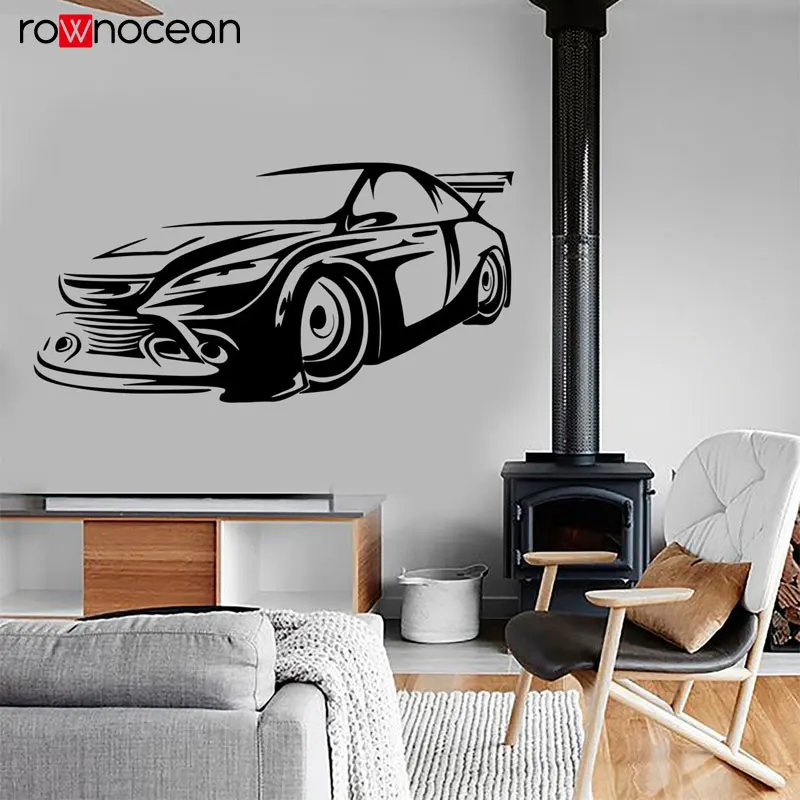 Спортивный автомобиль роскошный Spee Vechicle удивительные наклейки на стену