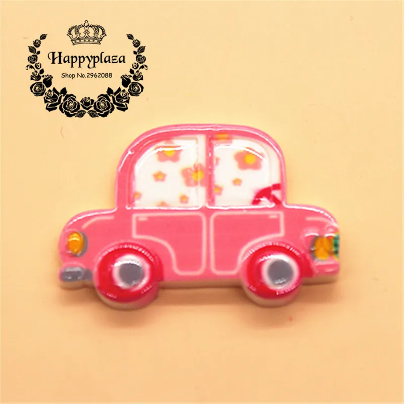 10 шт каваи маленький автомобиль Смолы миниатюрный плоский с оборота кабошон