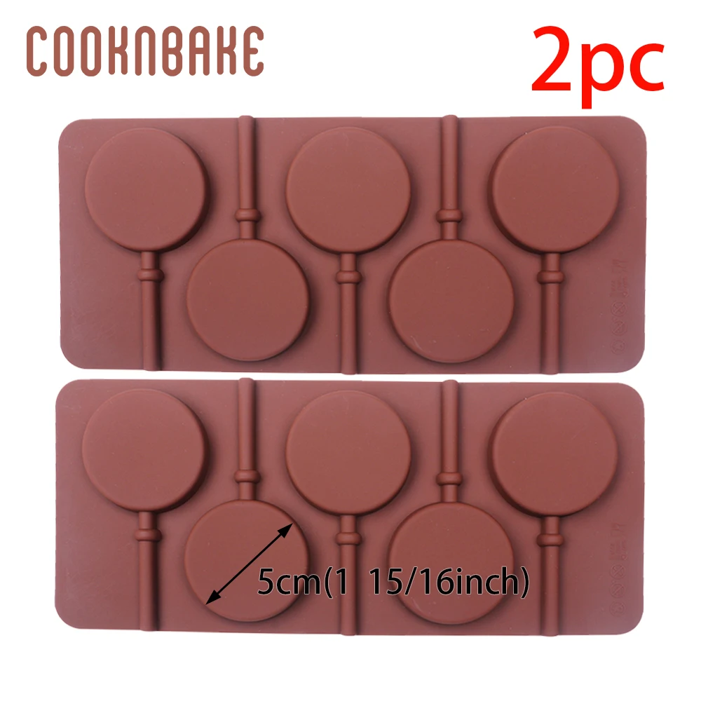 CDY-046-2 COOKNBAKE силиконовая форма для леденца, круглая шоколадная конфета, леденец, помадка, форма для сахарного леденца, форма для торта, печенья, инструмент для выпечки, 8 отверстий - Цвет: CDY-046-2