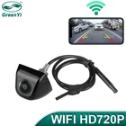 HD 720P 170  Fisheye Беспроводные двухдиапазонные антенны 2,4 ГГц  5 ГГц WiFi Автомобильный видеорегистратор Рекордер Камера заднего вида для iPhone и телефона Android