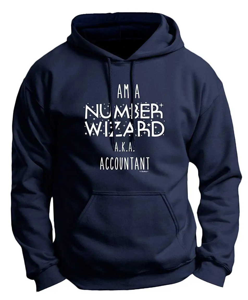 Бухгалтерия подарки я номер волшебника AKA/Ведущий Премиум свитер с капюшоном Для