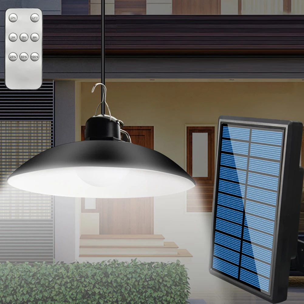 

LED Outdoor Wall Lamp Solar Split Chandelier Light Ceiling Light Solar Power IP55 Waterproof Remote Control Lamp