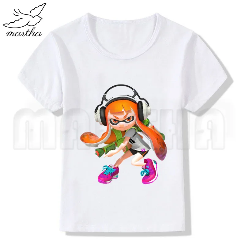 Ink Spalting/белая футболка Футболка с принтом героями мультфильмов дизайнерские