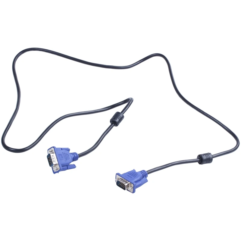 15Pin 1 5 м VGA удлинительный кабель со штыревыми соединителями на обоих концах для