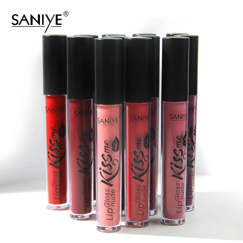 SANIYE 24 цвета жидкость &quotнюд&quot губная помада долговечная водостойкая матовая для