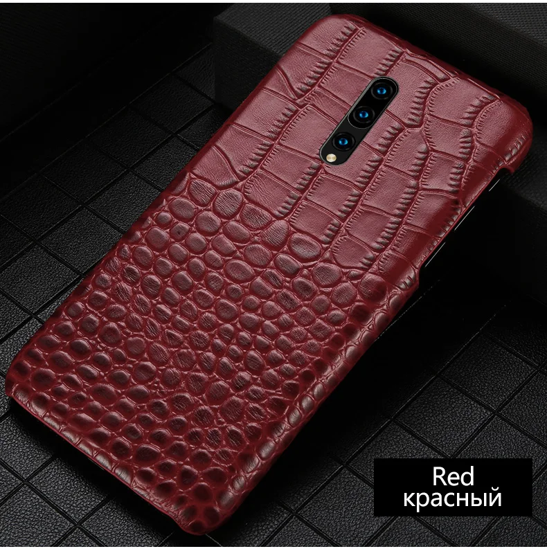 Чехол из натуральной кожи в деловом стиле для One plus 7, чехол 7 Pro с текстурой крокодила, противоударный чехол для телефона One plus 6 6T 5 5T coque