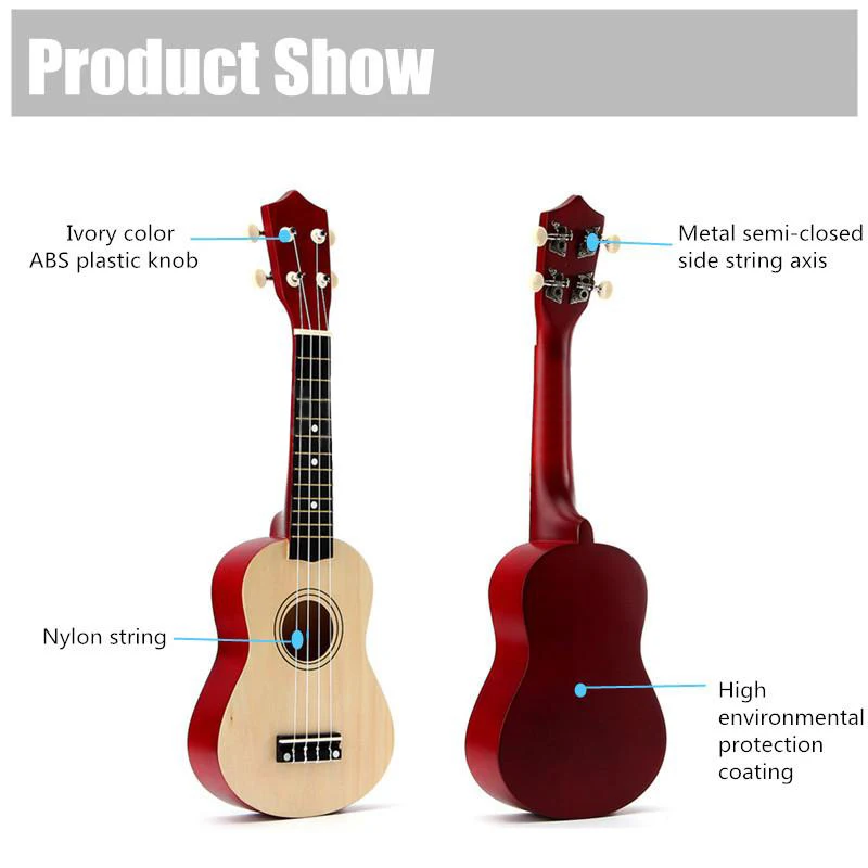 

21 inch Ukulele Classical Guitar Acoustic Ukulele Soprano Music Instruments Ukulele Concert Mini Guitars