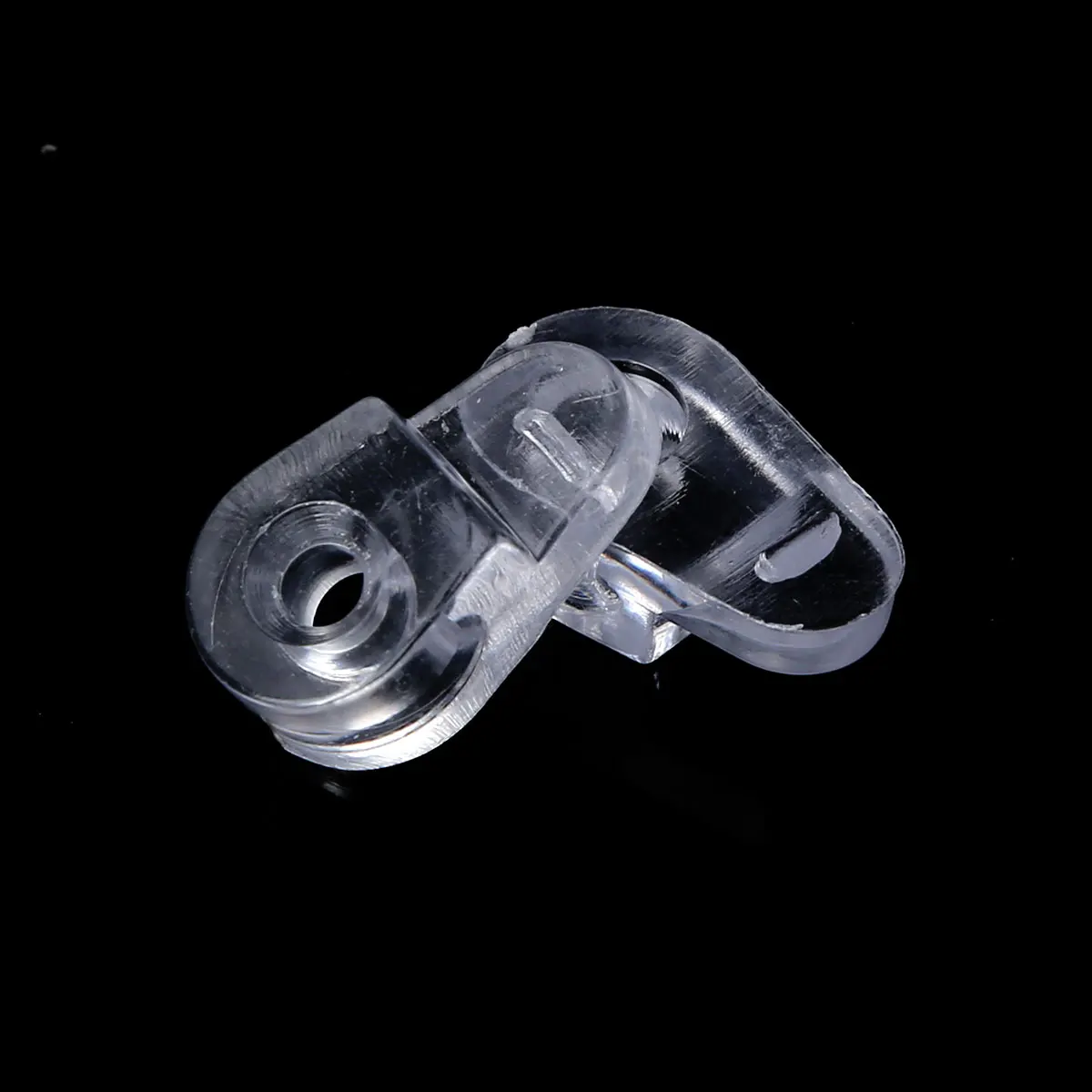 фиксатор стекла мебельный. прозрачное пластиковое крепление. прозрачная защелка. ручка балконная полимер сп=80шт 1272. фиксатор стекла мебельный.