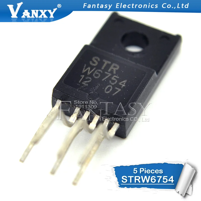 5 шт. STRW6754 TO220F 6 W6754 220 STR W6754|5pcs|freeshipping free | - Фото №1