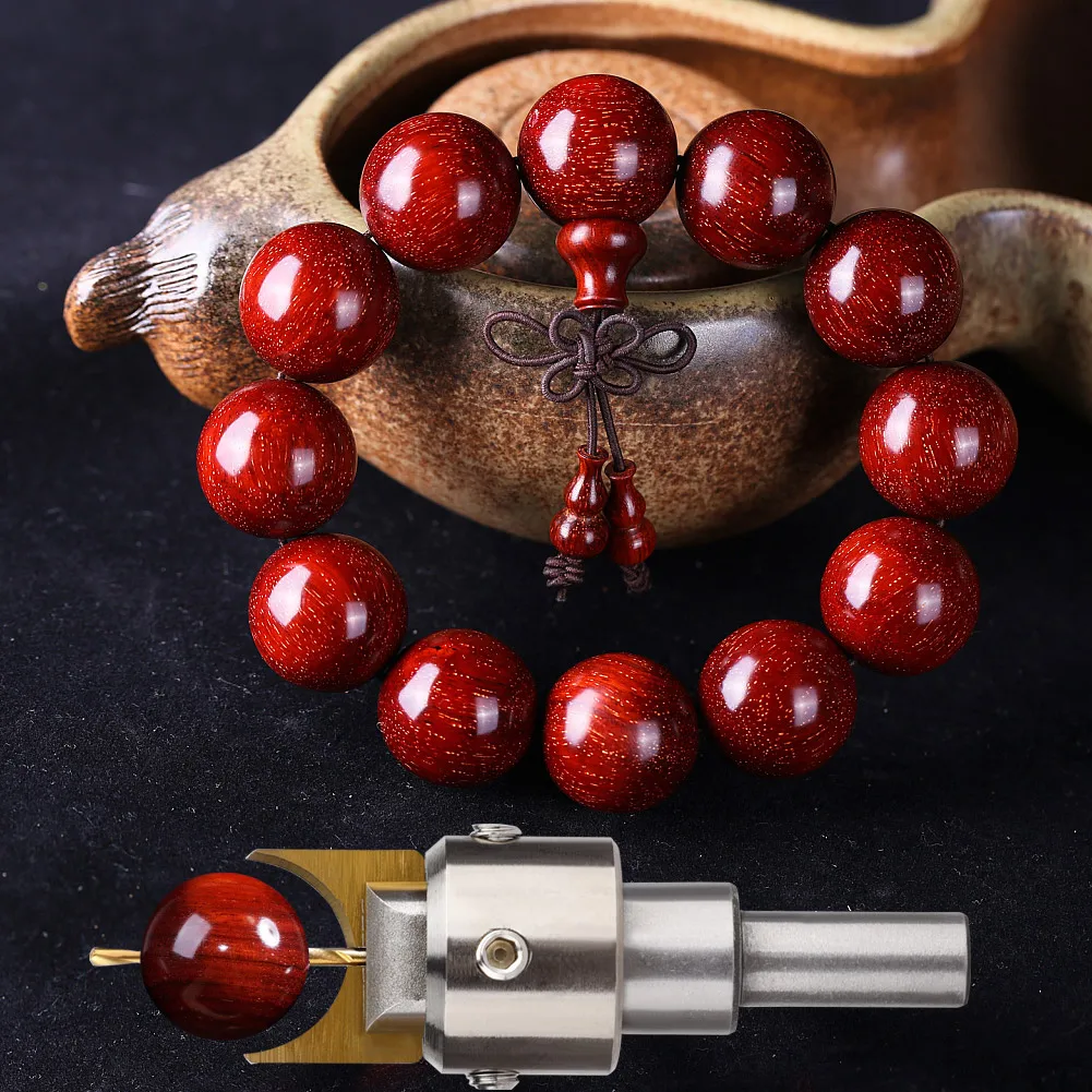 

Multi-functional Wood Rings Maker Drill Bit Milling Cutter Ring Shaping Tool for DIY Wooden Necklace Beads