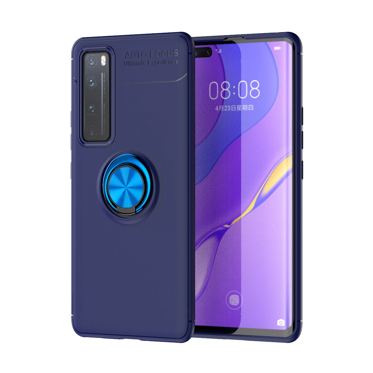 Чехол для телефона с магнитным кольцом держателем Huawei Nova7 Nova7Pro Nova7SE Nova5iPro Nova5Z Nova4