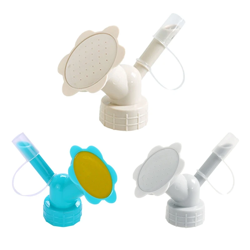 2 в 1 пластиковое сопло для орошения полива цветов бутылки банки насадка душа